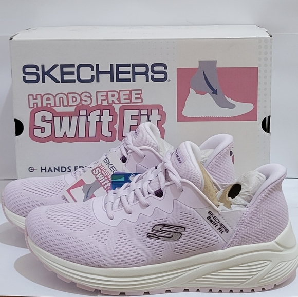 Skechers Women's swift fit sneaker purple - Picture 1 of 8
